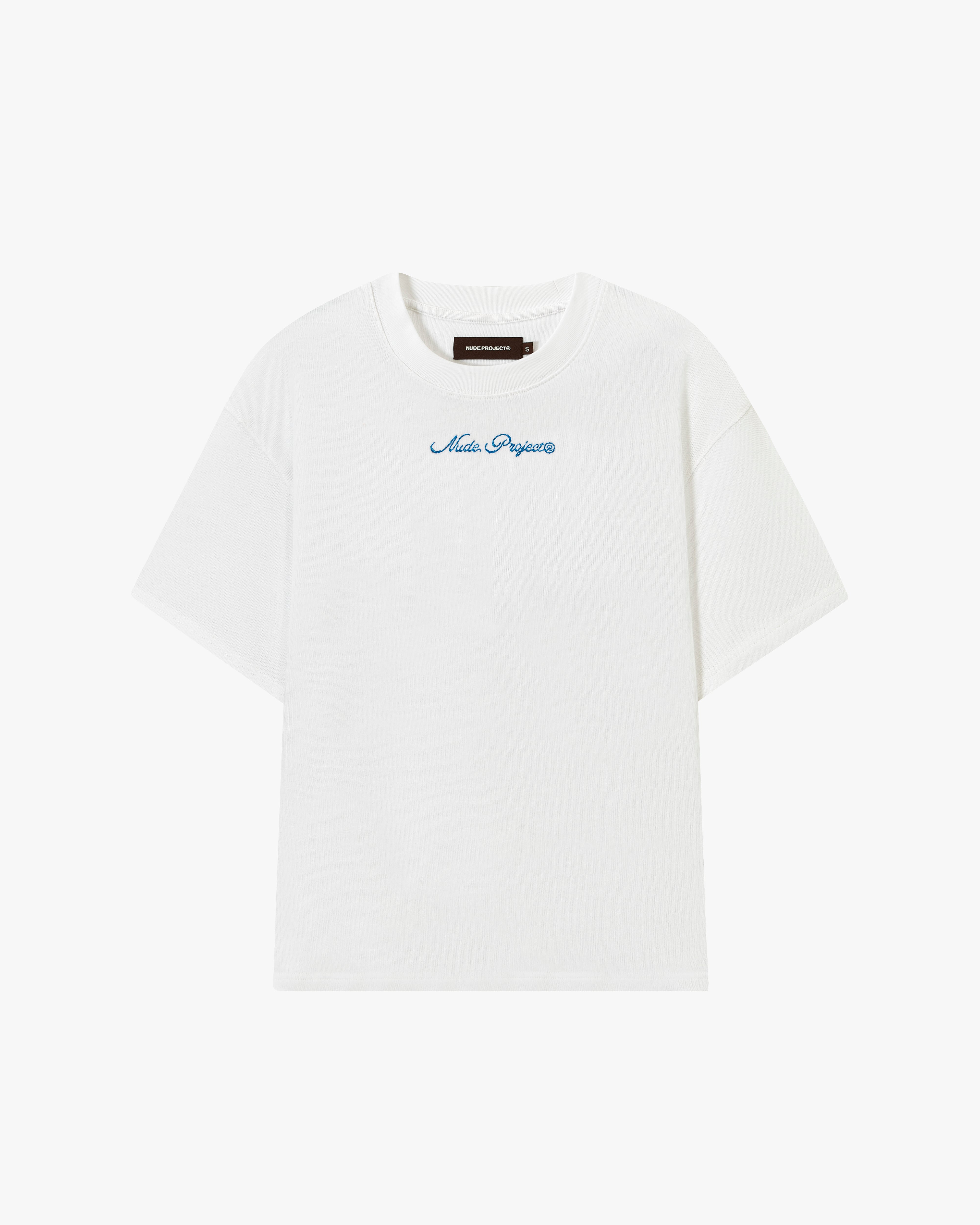 Peach Tee White