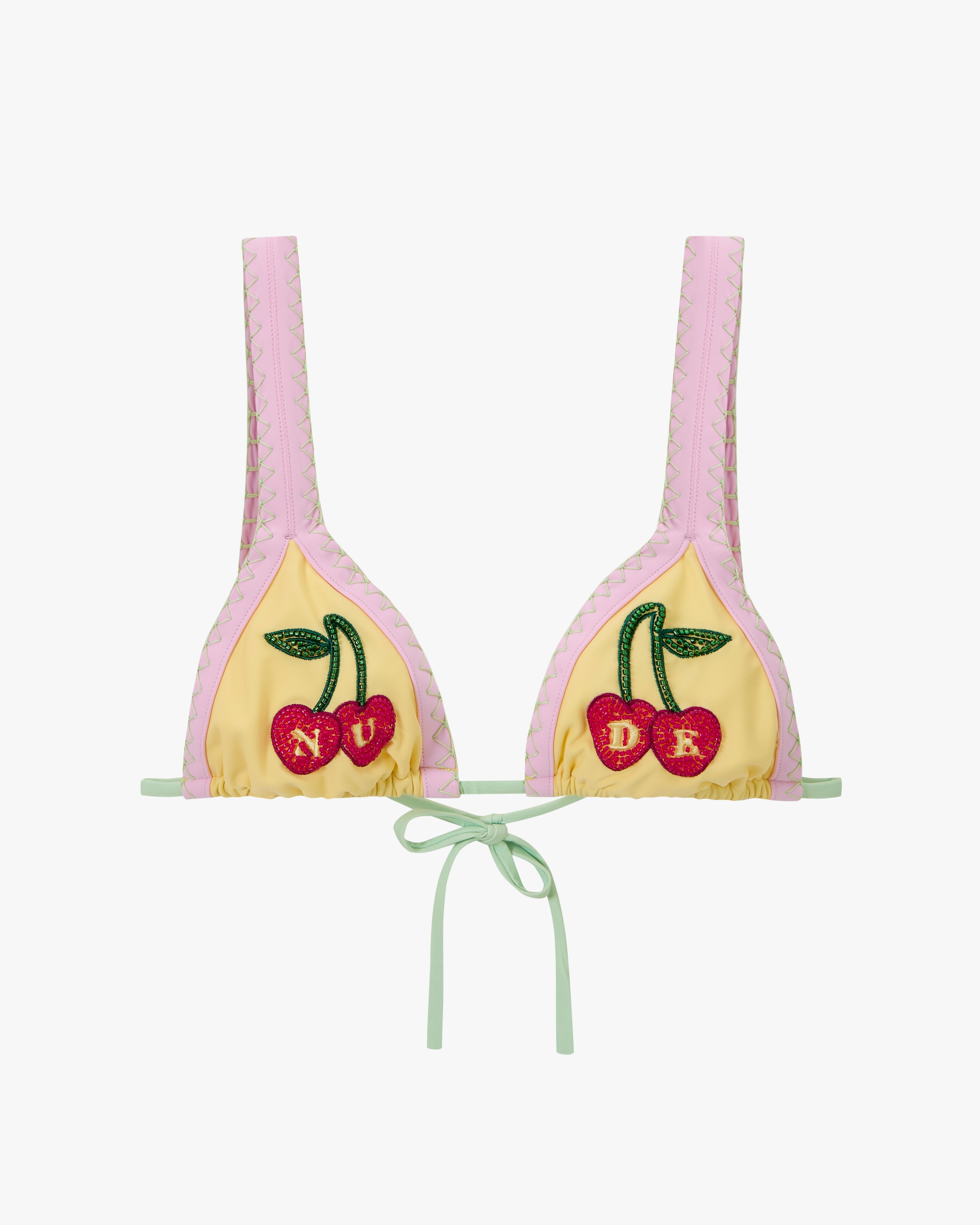 Coralite Bikini Top Yellow