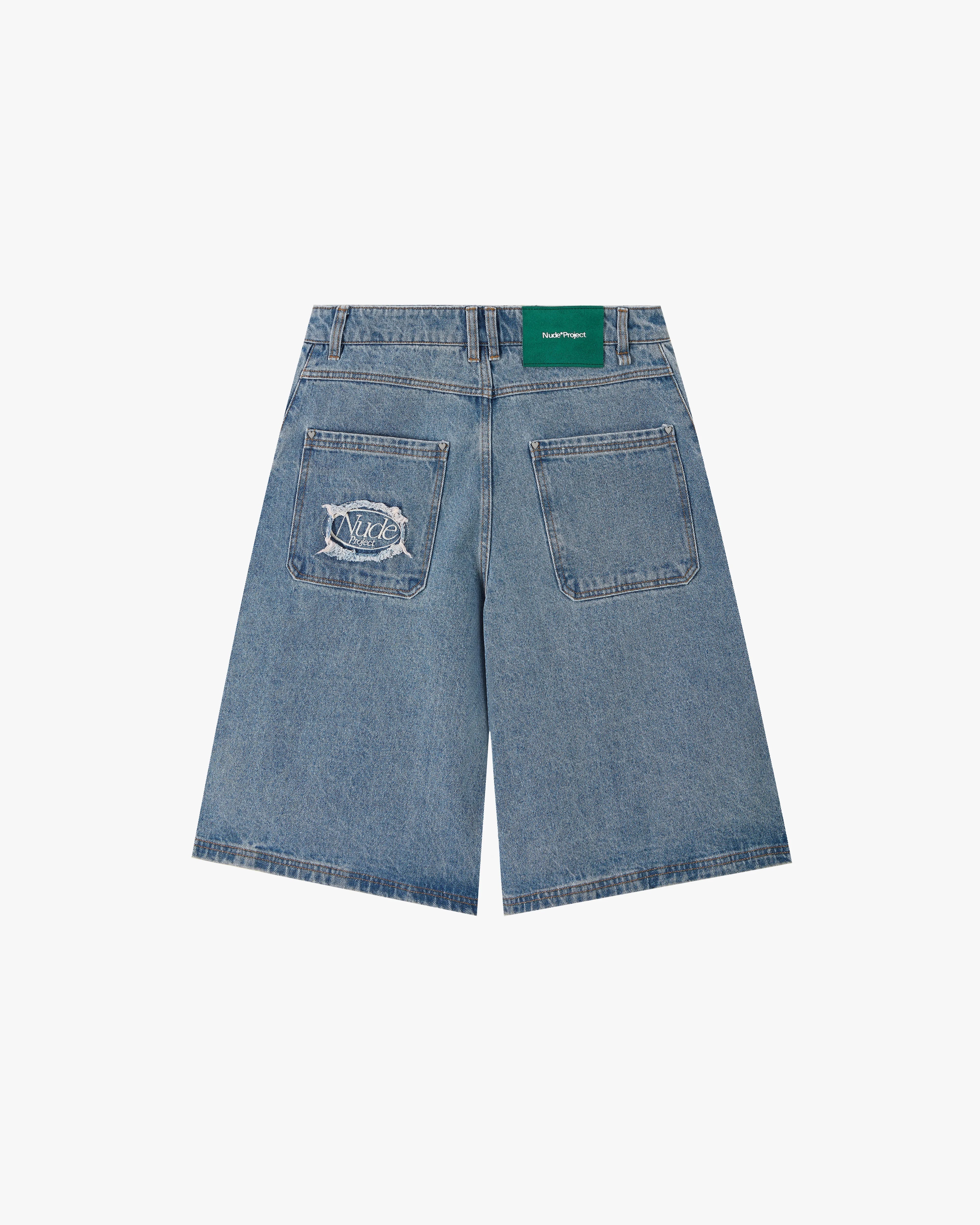 Denim Jorts Blue