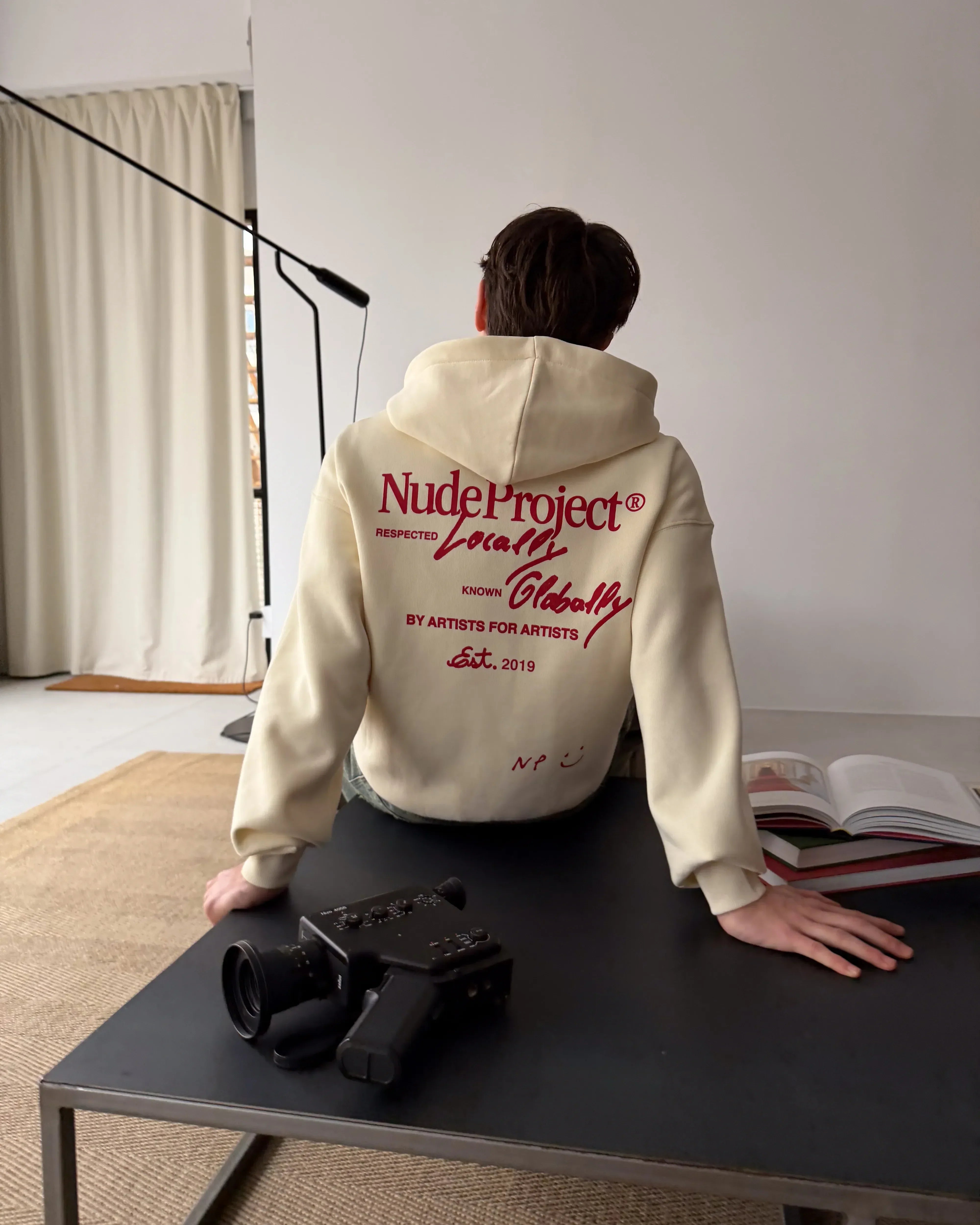 Global Soon Zip-Up Hoodie Marshmallow