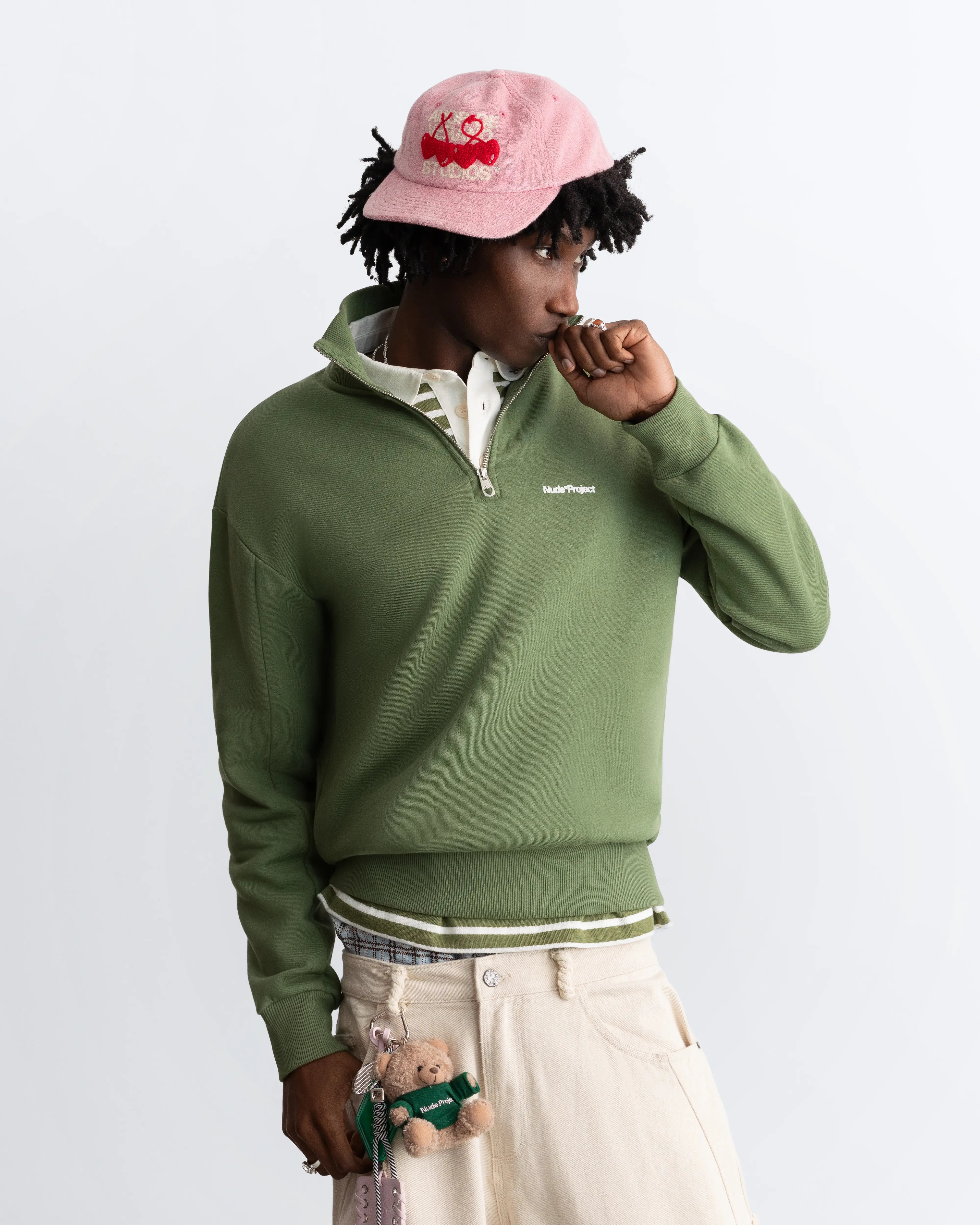 Origins Quarter-Zip Green
