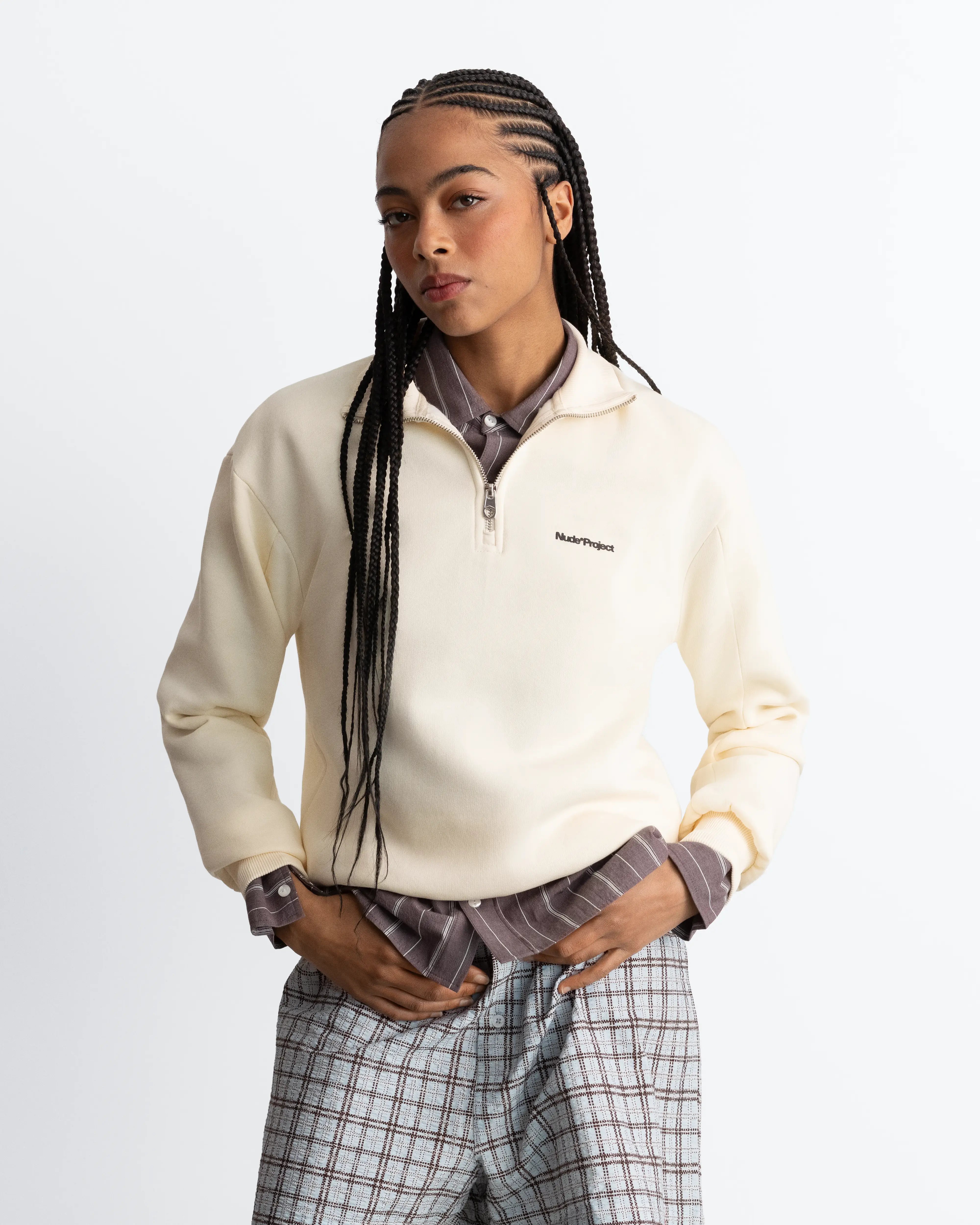 Origins Quarter-Zip Marshmallow