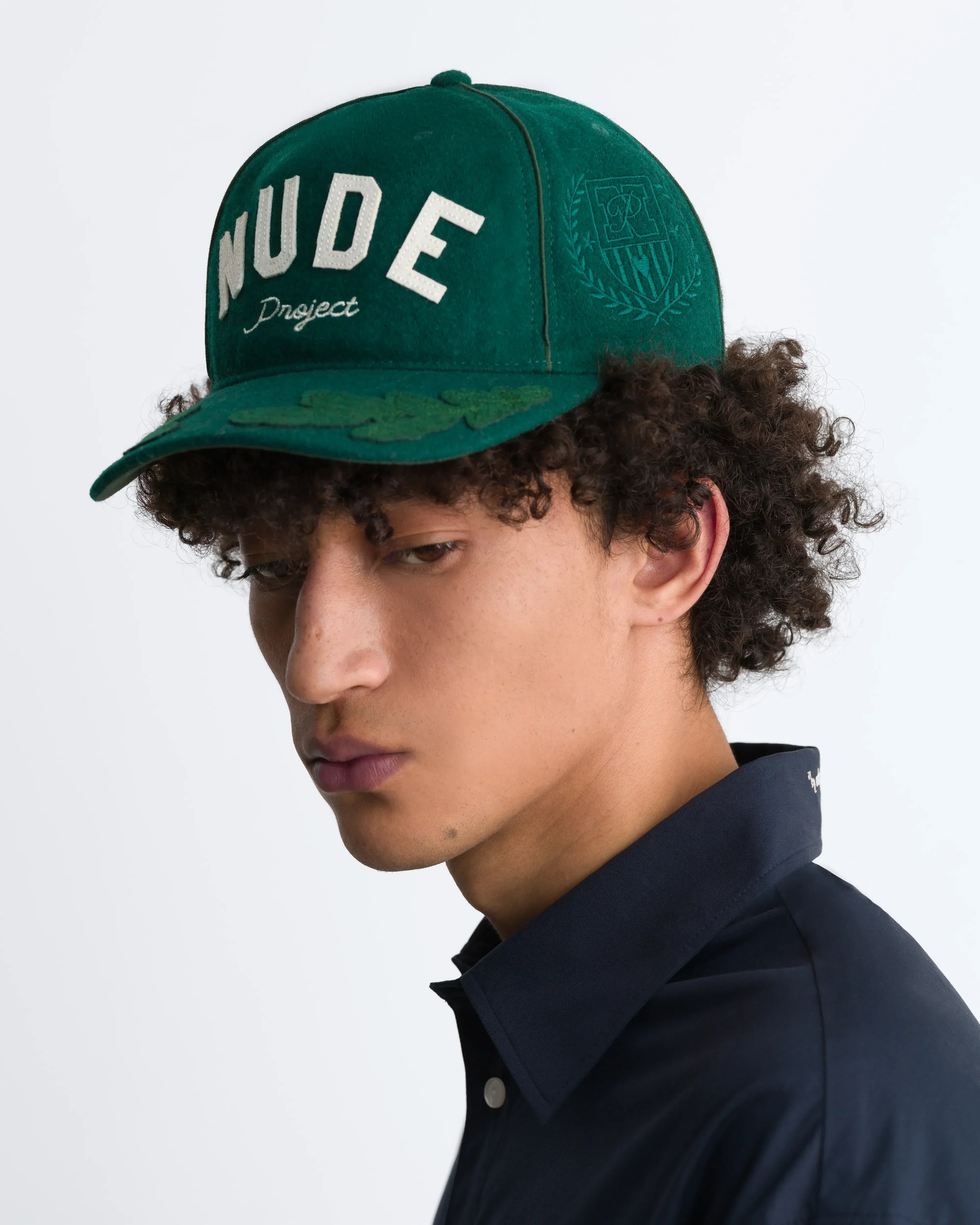 Nude Varsity Cap Bottle Green