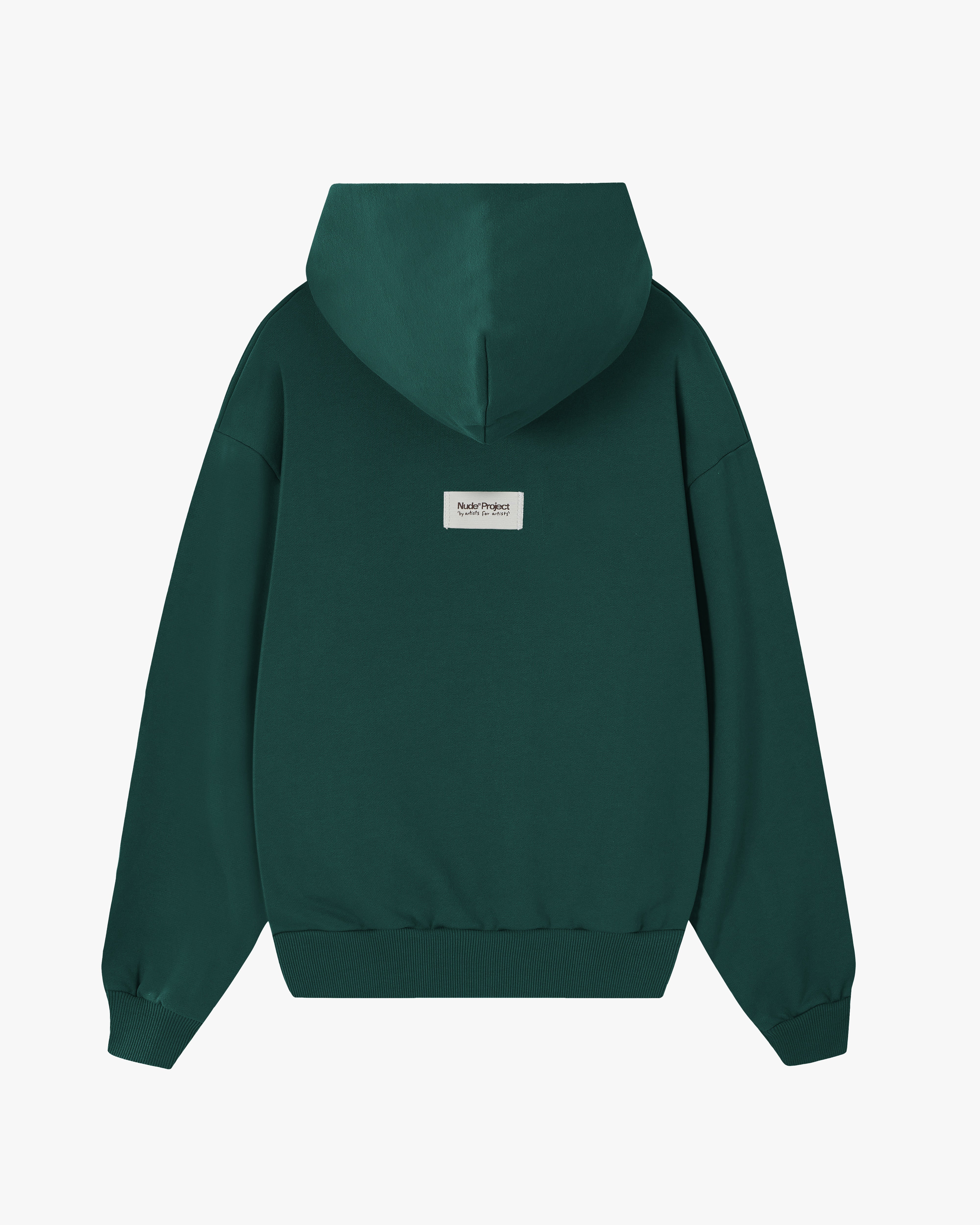 Origins Hoodie Bottle Green