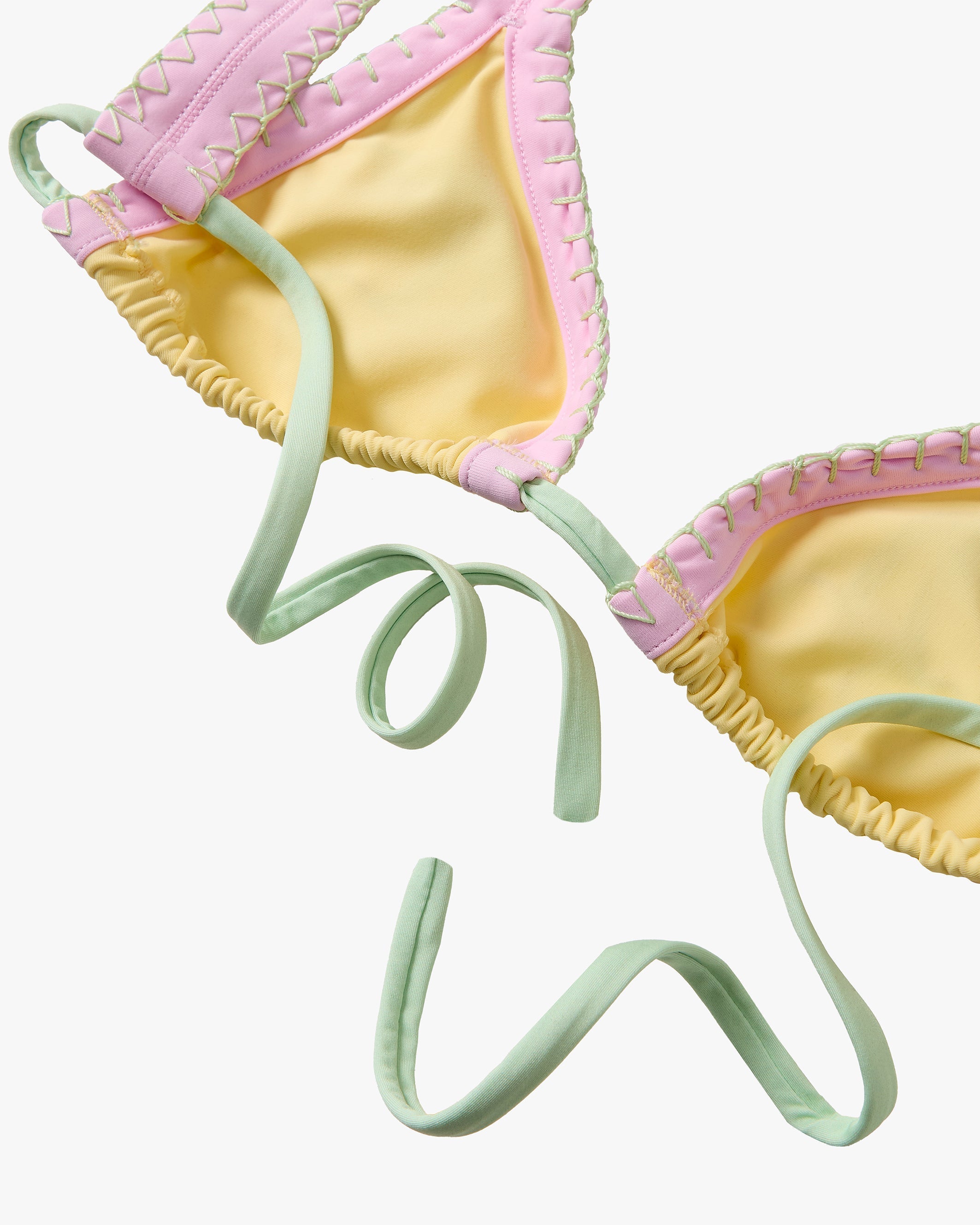 Coralite Bikini Top Yellow