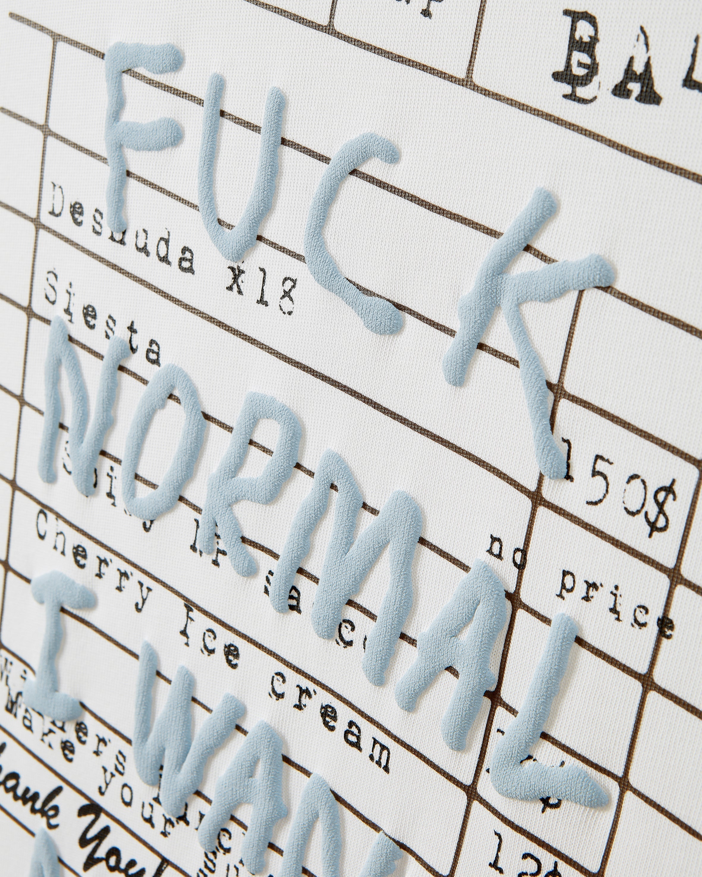 Fuck Normal Tee White