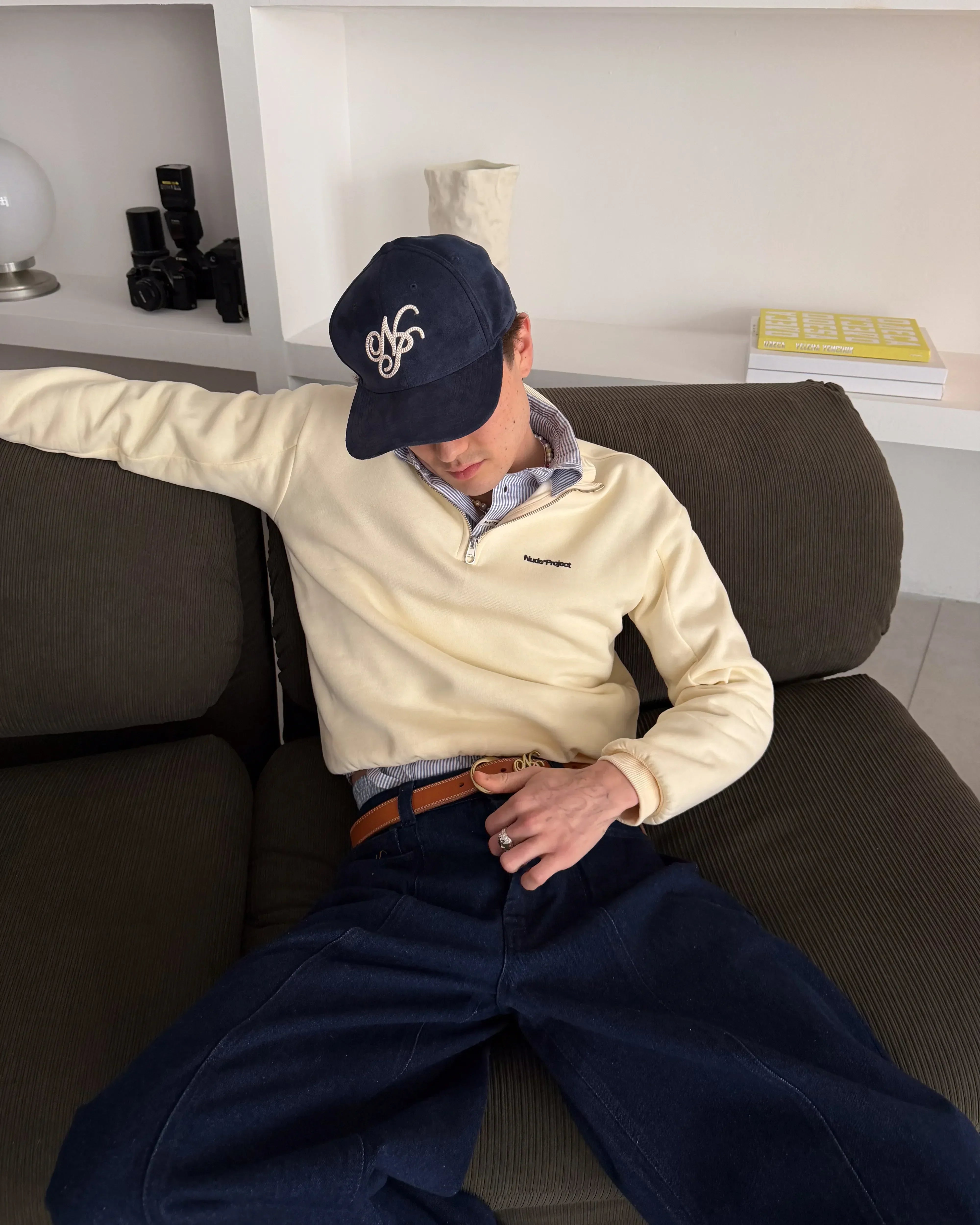 Origins Quarter-Zip Marshmallow