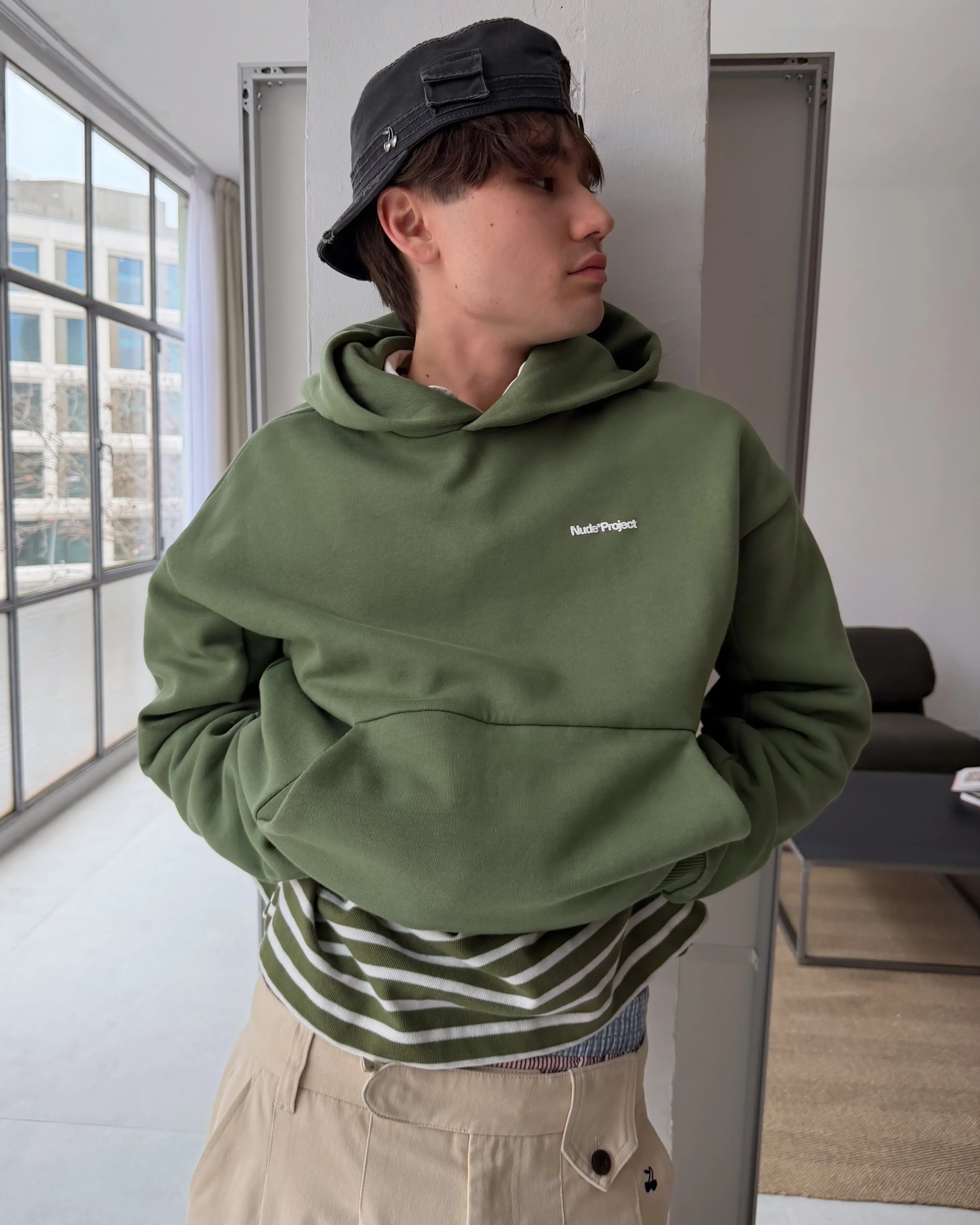 Origins Hoodie Green