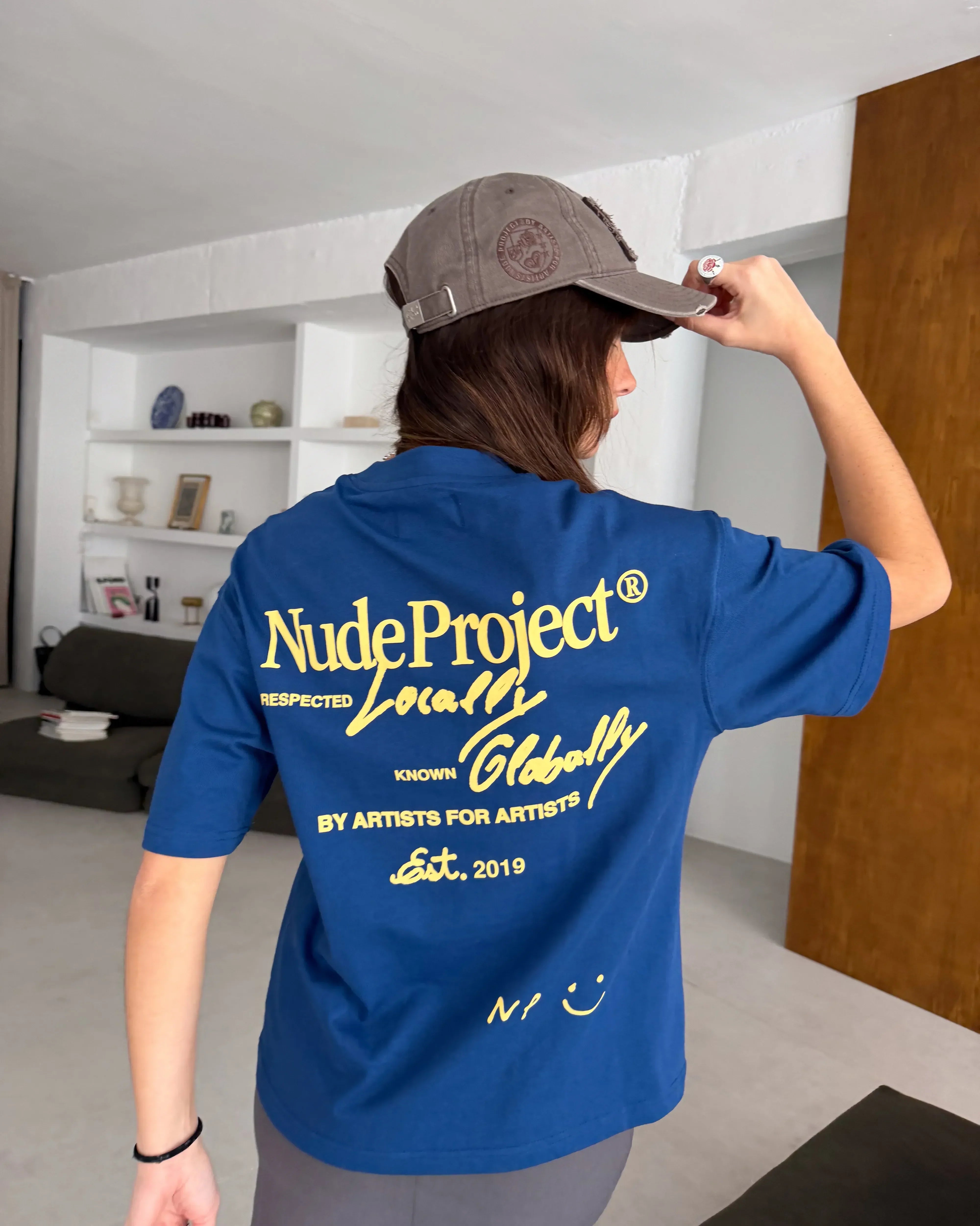 Global Soon Tee Blue