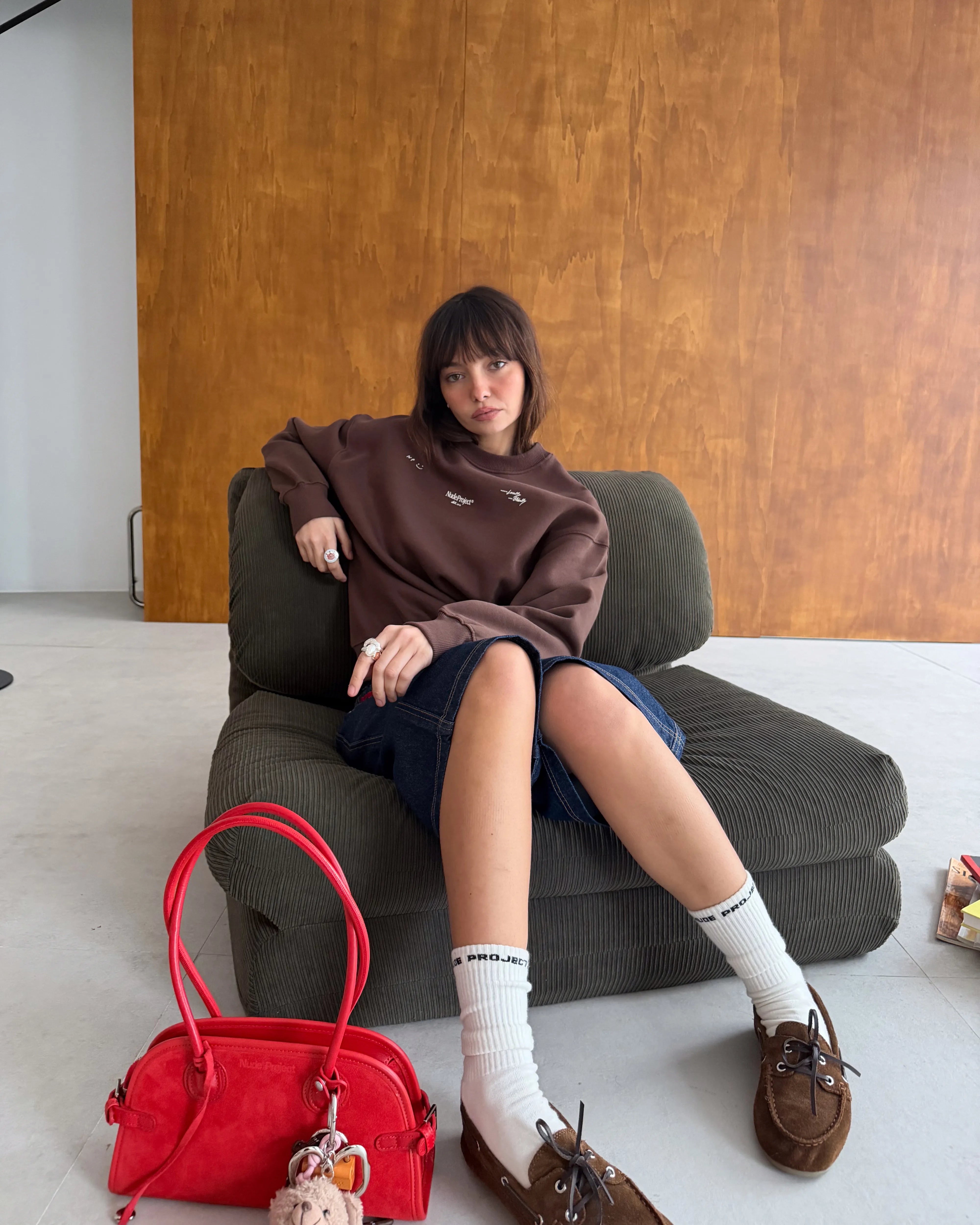 Global Soon Sweatshirt Brown