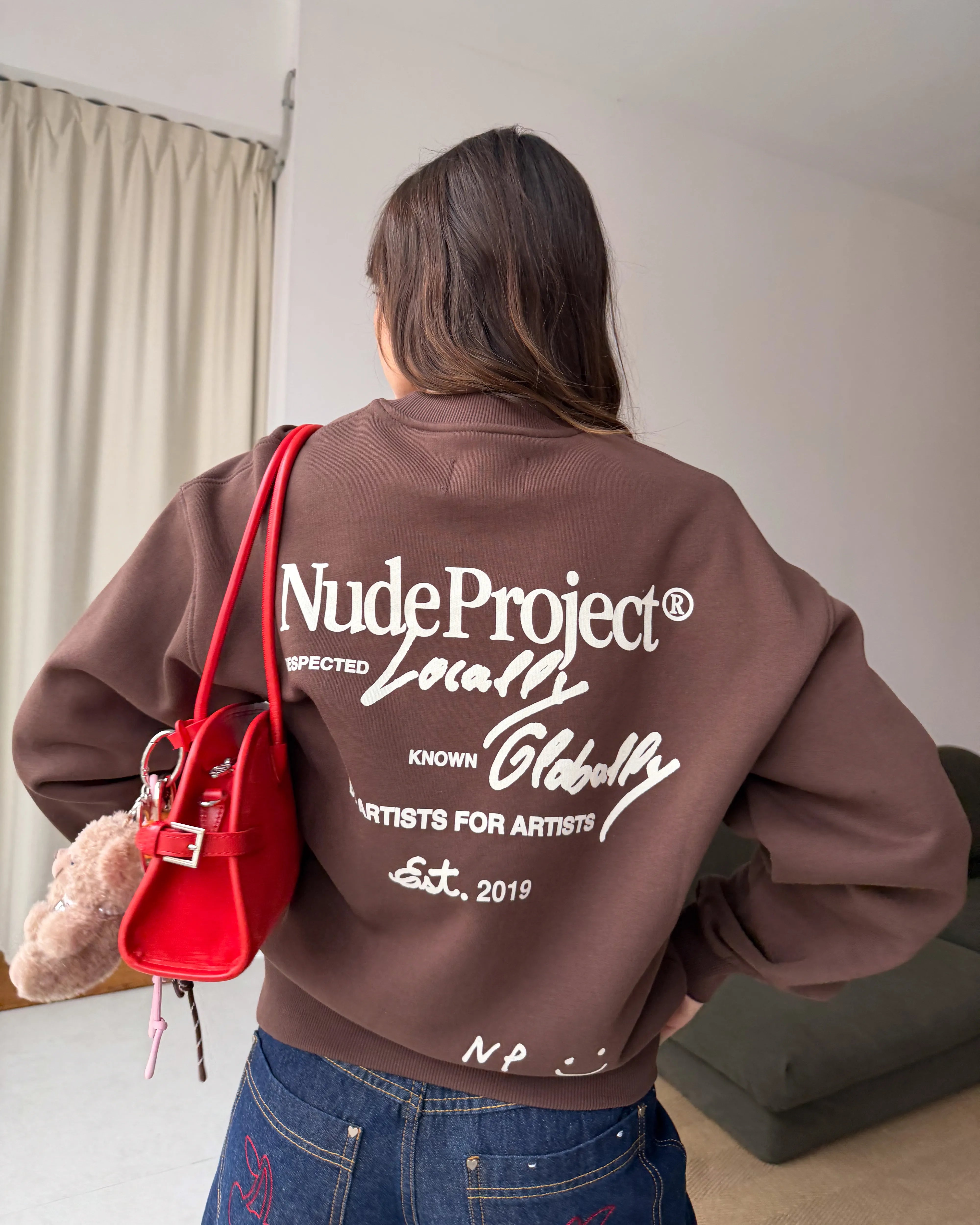 Global Soon Sweatshirt Brown