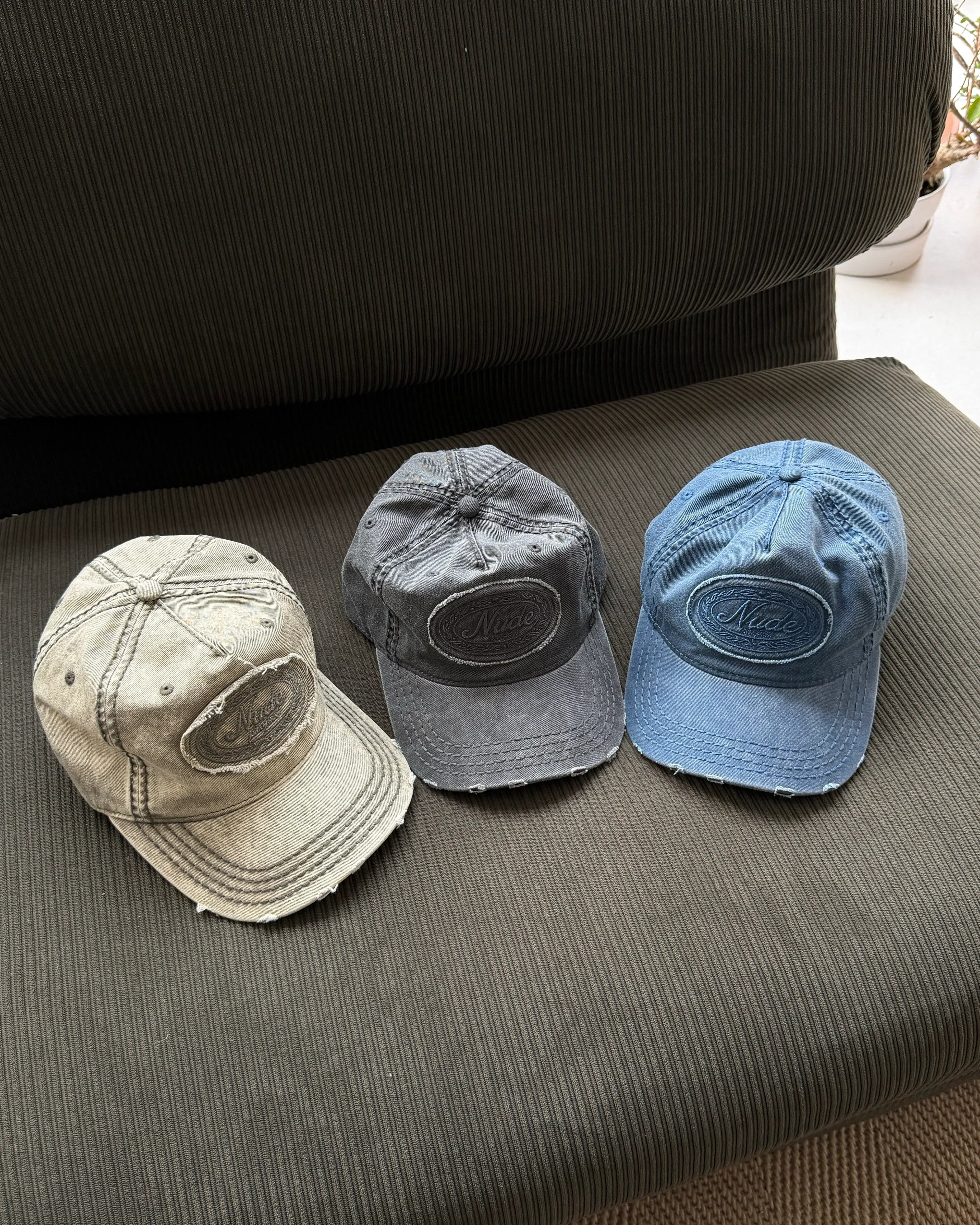 Laurel Denim Cap Black