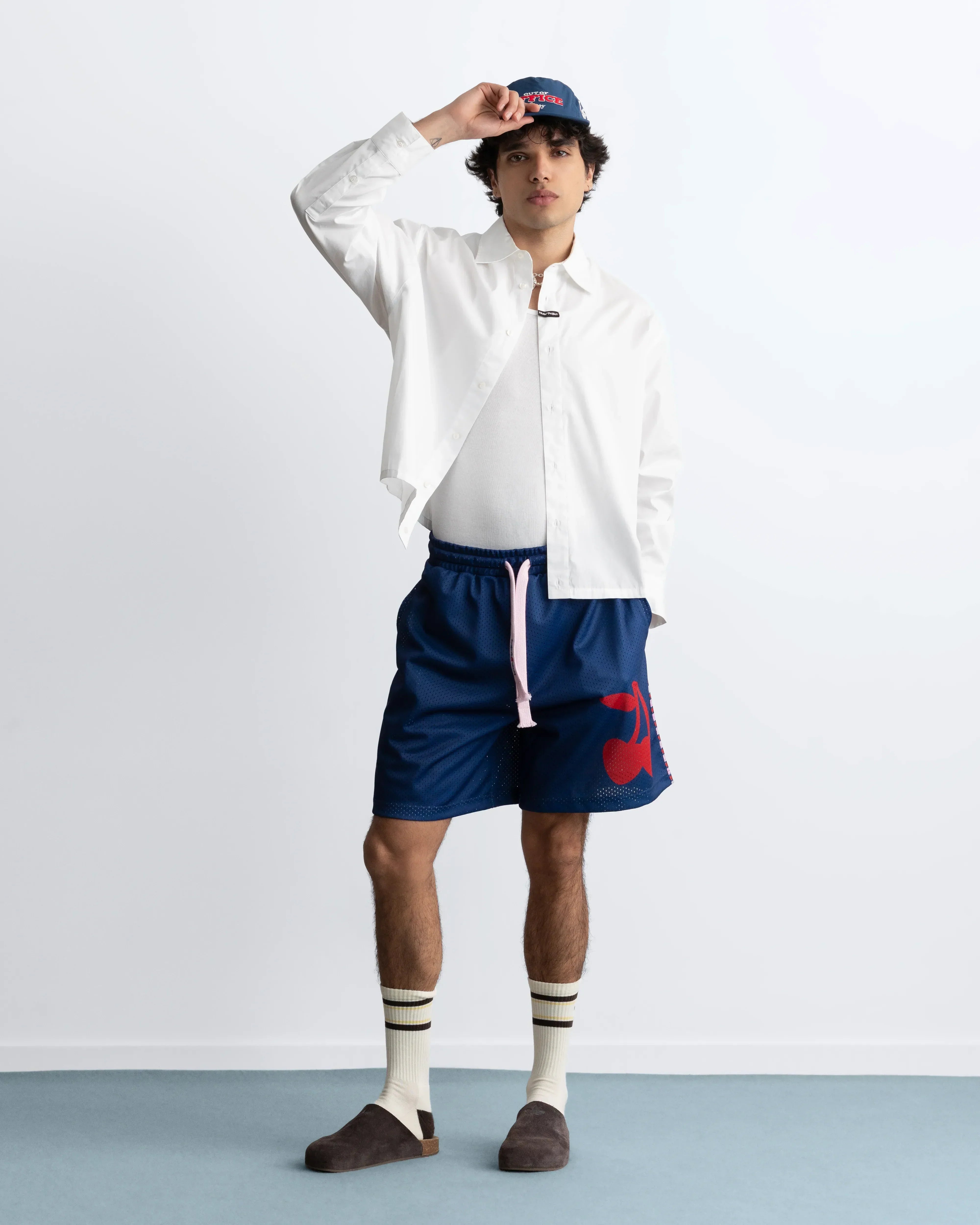 Basic Mesh Short Navy
