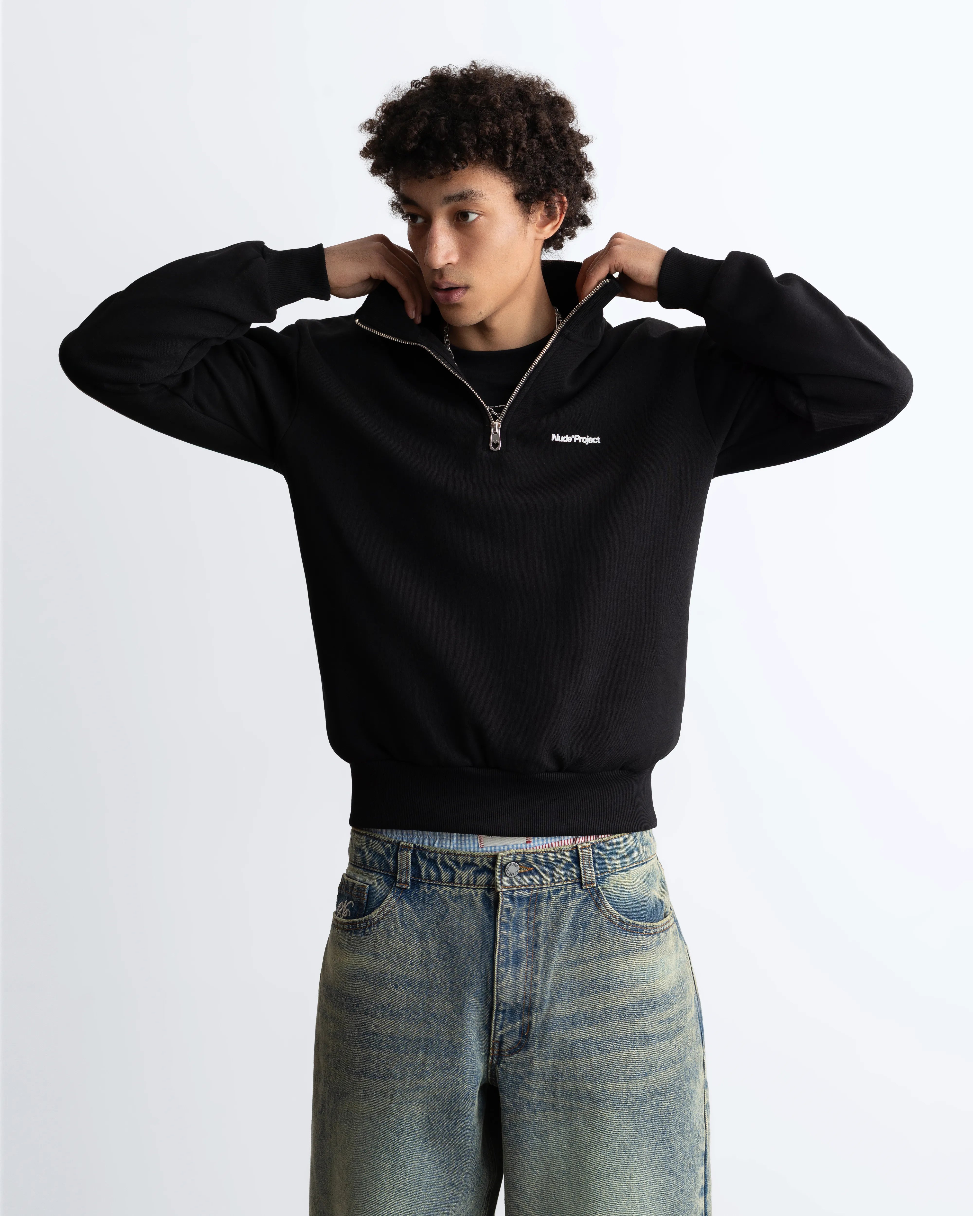 Origins Quarter-Zip Black