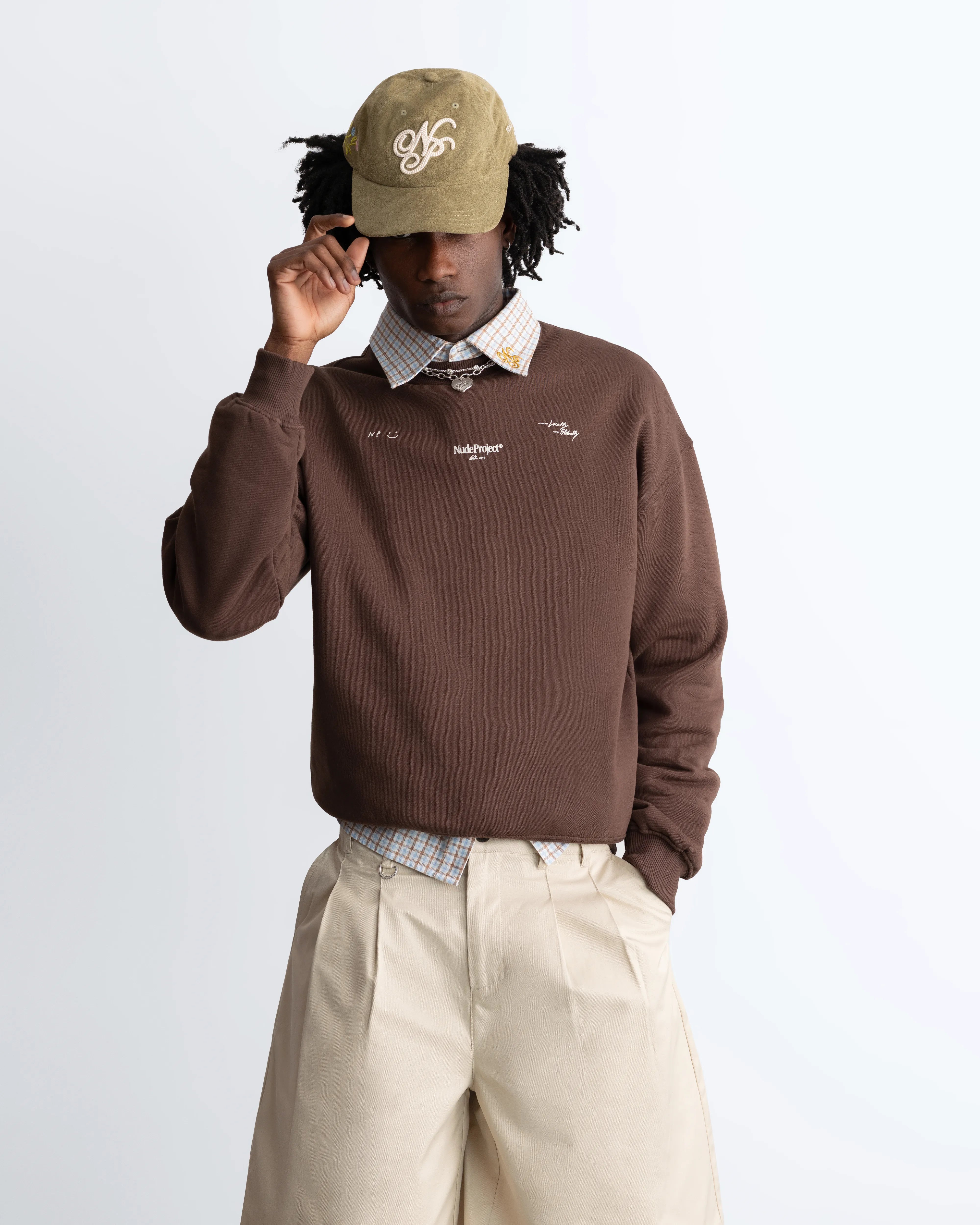 Global Soon Sweatshirt Brown