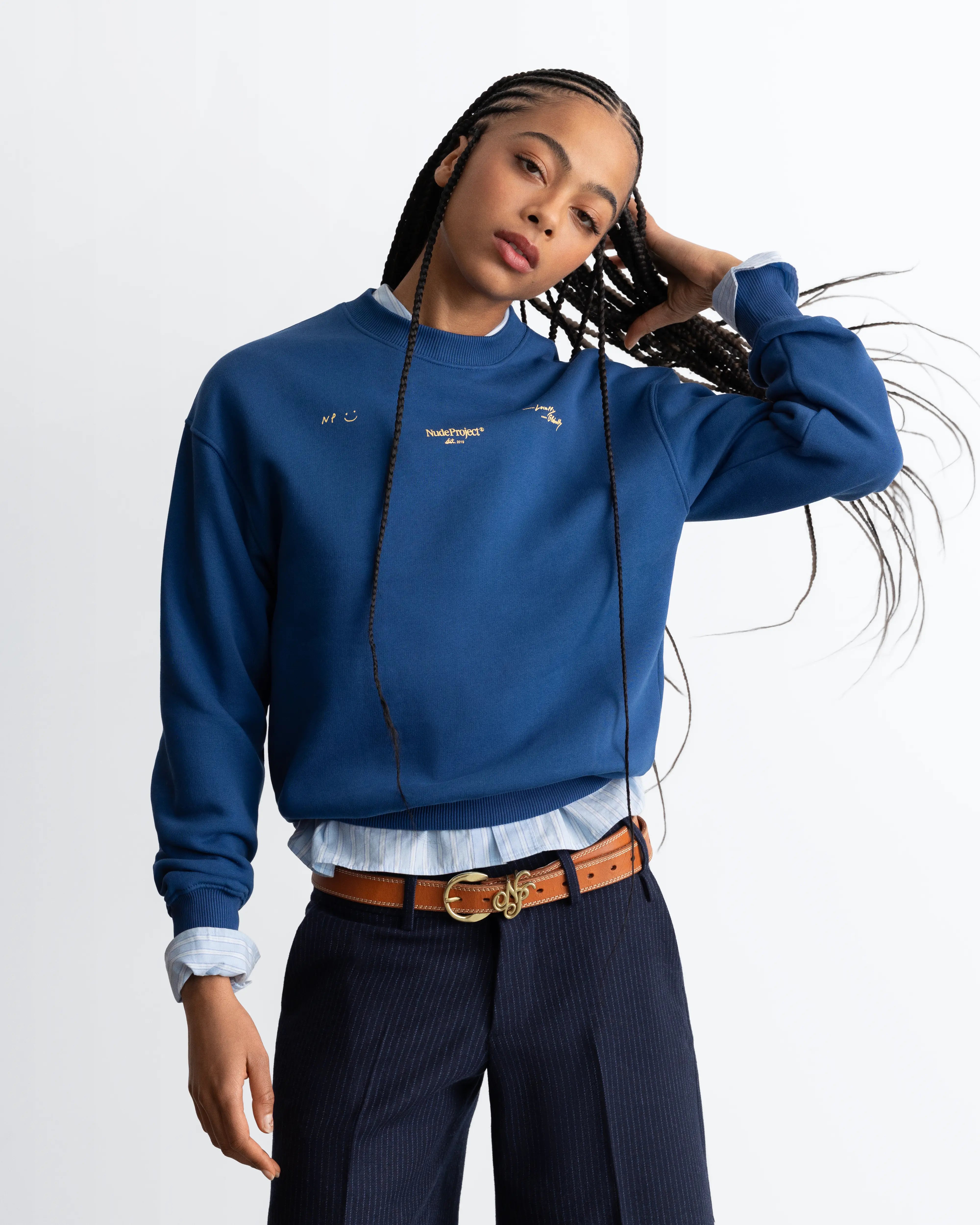 Global Soon Sweatshirt Blue