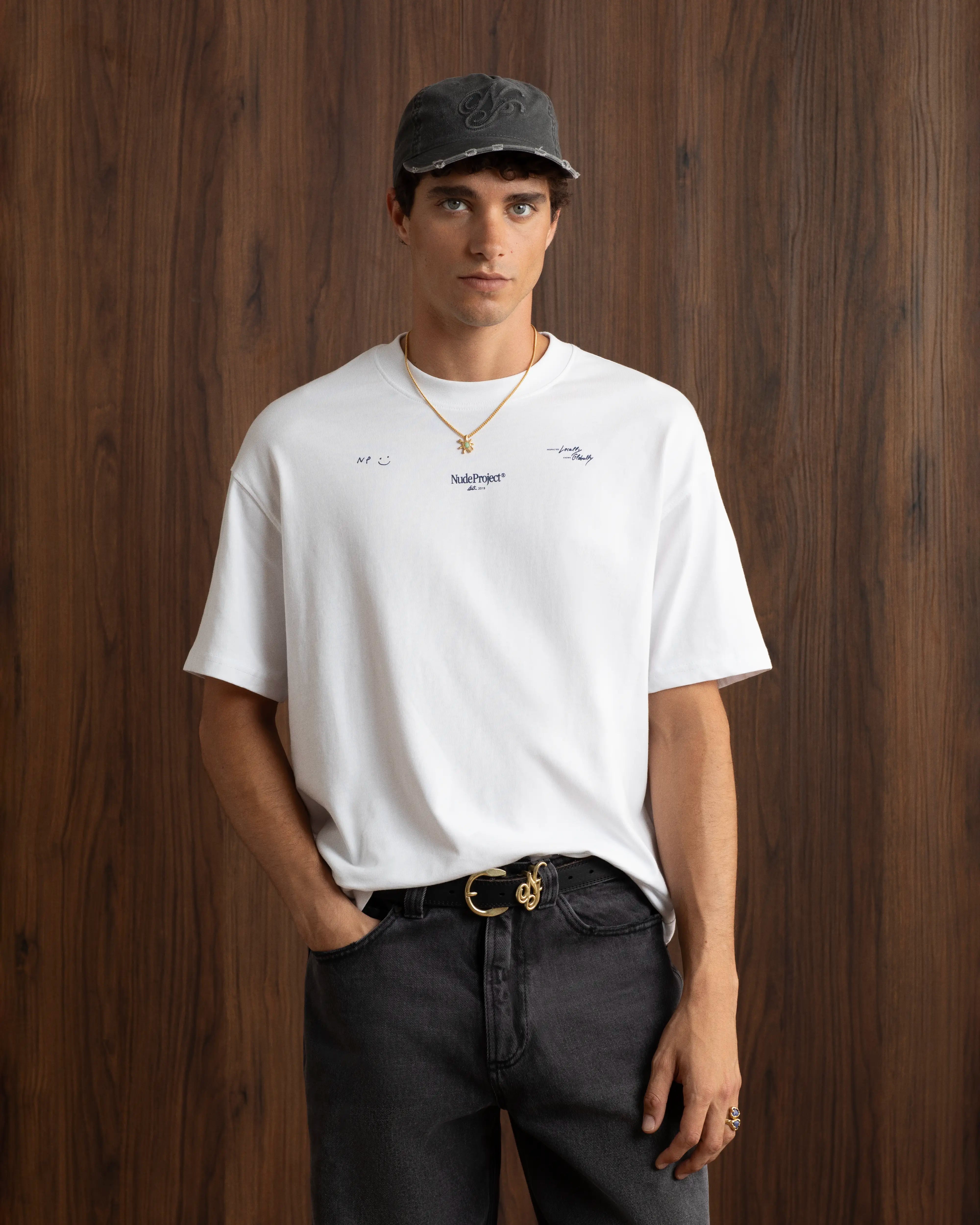 Global Soon Tee White